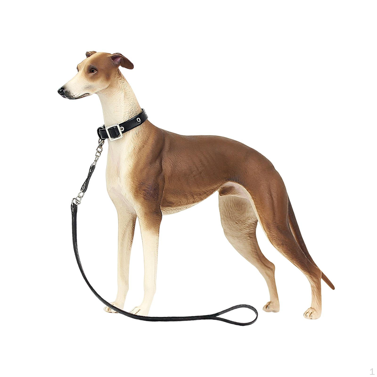 

1/6 Dog Figure Animal Figurine Diorama Miniature Layout Realistic Educational Toy коричневий