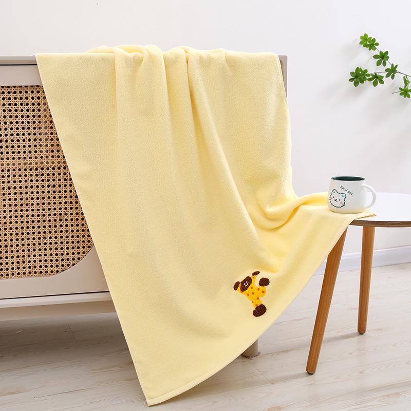 Pure Cotton Bath Towel for Household Use, Made of Absorbent and Thickened Cotton, with All Cotton Bath Towel Added