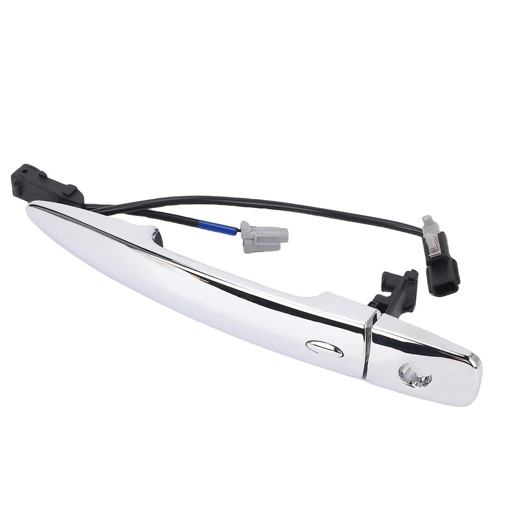 Car Front Exterior Door Handle High Strength ABS Plastic Modern Replacement for Maxima Murano Sentra Left with Hole: