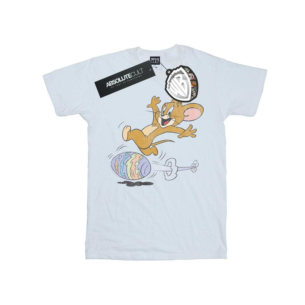 Tom And Jerry Mens Egg Run T-Shirt
