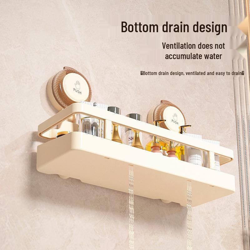 Kitchen Suction Cup No-Drill Wall-Mounted Spice Rack