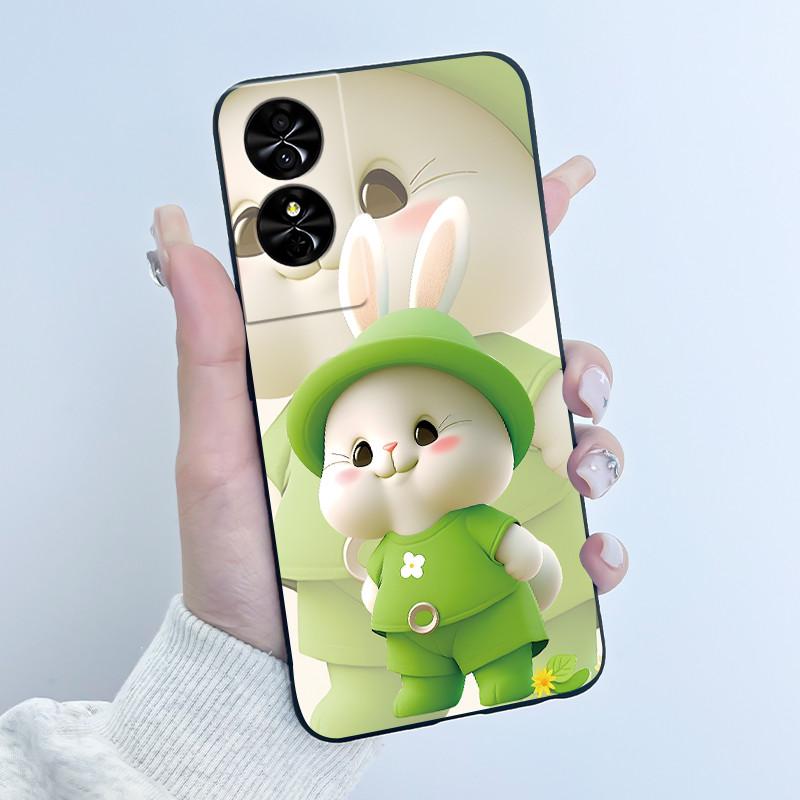 Phone Case For TCL 40 NxtPaper Back Cover Cute Rabbit Cat Funda Silicone Soft Coque For TCL 40 NxtPaper 4G Shockproof Case Shell