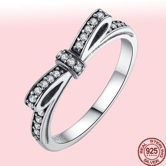 New 100 %925 Sterling Silver Rings Wholesale Popular Flower Lucky Rings For Women Jewelry Making