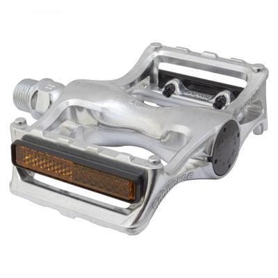 MKS Bicycle Pedal Seahorse Silver (Mikashima Seisakusho) (Seahorse)