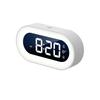 DEMI Alarm Clock Light Digital LED Clock Table Clock USB Rechargeable Stepless Dimming Bedside Light Table Clock Various Alarms Music Snooze Function