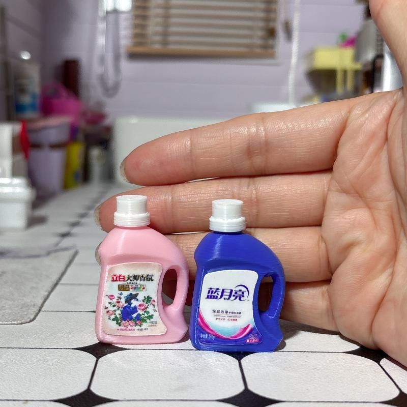 1 Piece Dollhouse Mini Laundry Detergent Model Supermarket Miniature Scene Decoration Doll Accessories