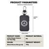 AABIB1 For Benz Key Case Multifunctional Key Case Leather Keybag Zipper Keychain Wallet AMG CLA CLS C180 C200 W204 W205 Exclusive A C E