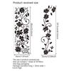 Vine Flowers Butterfly Trees Plants Art Wall Stickers Floral Garden Wall Decals Personalized Home Decoration Household DIY Suppl