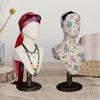 Display Model Head Mannequin Hat Stand Adjustable Height for Jewelry