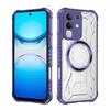 KEYSION Custodia Magnetica Trasparente per Realme C85 5G Silicone Morbido+PC Resistente agli Urti Cover Posteriore per OPPO Realme C85