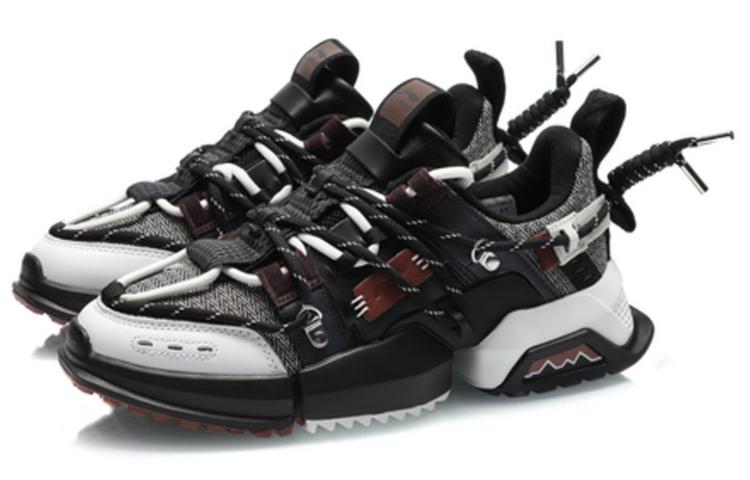 Li Ning Cherry Blossom Abrasion Resistant Breathable Abrasion Resistant Breathable Low Top Casual Shoes Unisex AGLQ183-2