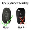 Autoaufkleber 2025 Heißes Zinklegierung Auto Fernbedienung Schlüsselanhänger Hülle Schutzhalter Schale für Peugeot 2008 3008 4008 5008 308 408 508 Schlüssel