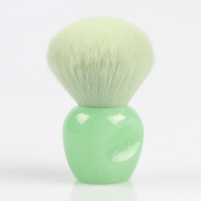 Mushroom Crystal Nail Brush Transparent Paint Gel Dust Cleaning Brushes Make Up Brush Nail Art Manicure Tool