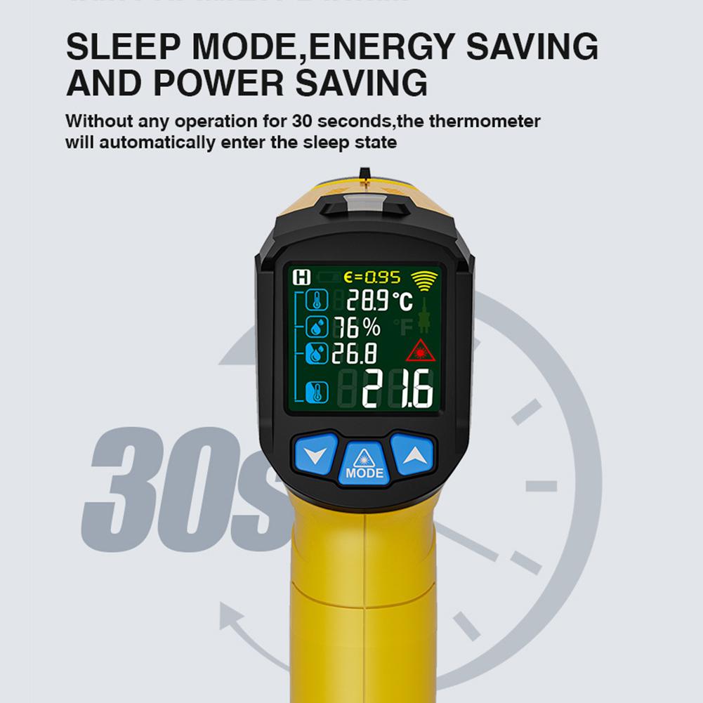 Infrared Thermometer Laser Temperature Sensor  LCD Screen Meter Pyrometer Digital Thermometer Household