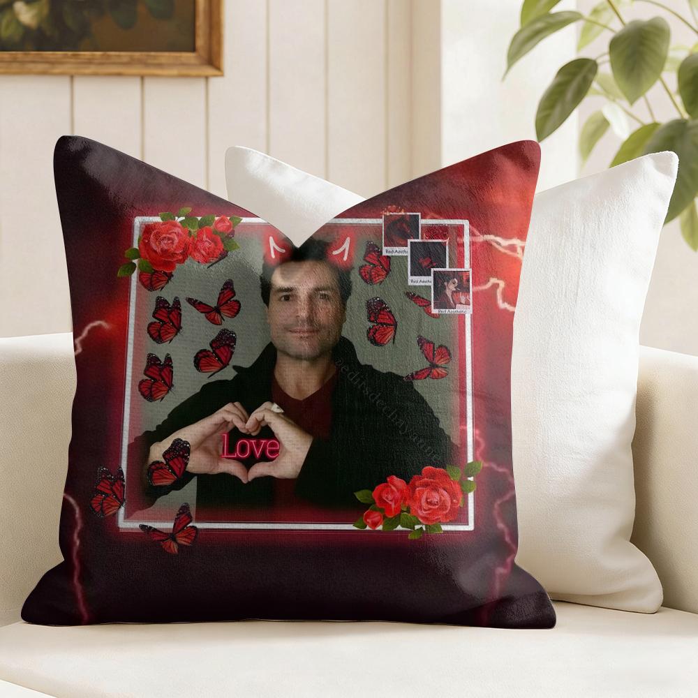 CChayanne Chiquito MMeme Cushion Cover Eco Linen Pillow Case DoubleSided Print Breathable Durable Zipper Home Decor Gift