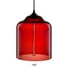 7 color Industrial Colourful glass ball led Pendant Lamps modern e27 lights restaurant living room