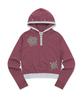 Wxt092 Kohane Striped Hoodie (Red)