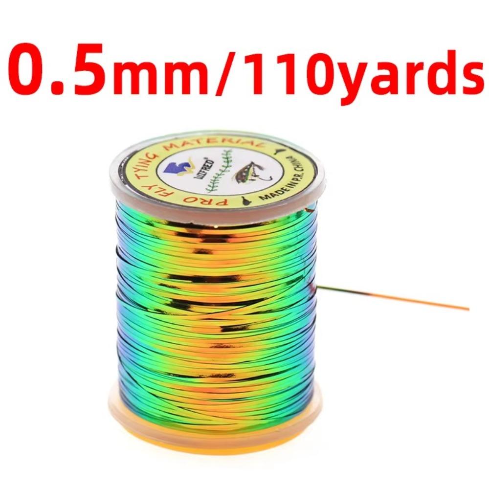 

fish scales Fly Tying Materials Two Tones Lure Making Material High Quality Holographic Tinsel 0.5mm
