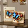 Flower Bouquet frame Building Blocks Set Micro Brick Bonsai DIY Home Decoration MOC Botanical Flowers for Adults Kids toys Gifts