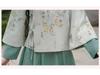 Herbst/Winter 2024 Chinesischer Retro Tang-Anzug Hanfu Cheongsam Teeset