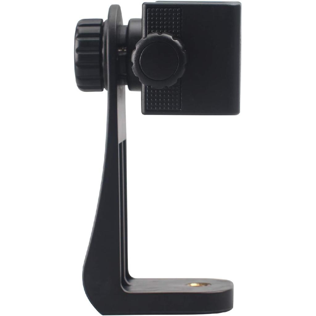 Universal Smartphone Mount Holder – Compatible with Tripods & Stands (1/4 Inch Screw). Rotates 360° for Vertical & Horizontal Adjustments. Secure