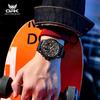 OPK 6085 Brand Fashion Men's Watches Luxury Silicone Strap Waterproof Original Business Quartz Watch Man