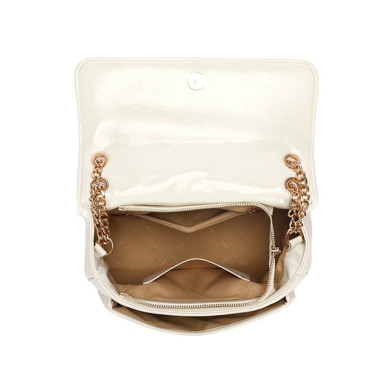 New Sanrio Hello Kitty Synthetic Leather Shoulder Bag Crossbody Bag Regular Women's Black/Ecru HHF249791