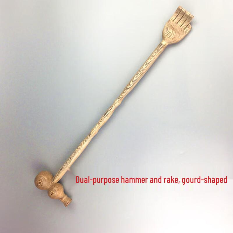 Wenge Wood Dual-Purpose Hammer Back Scratcher