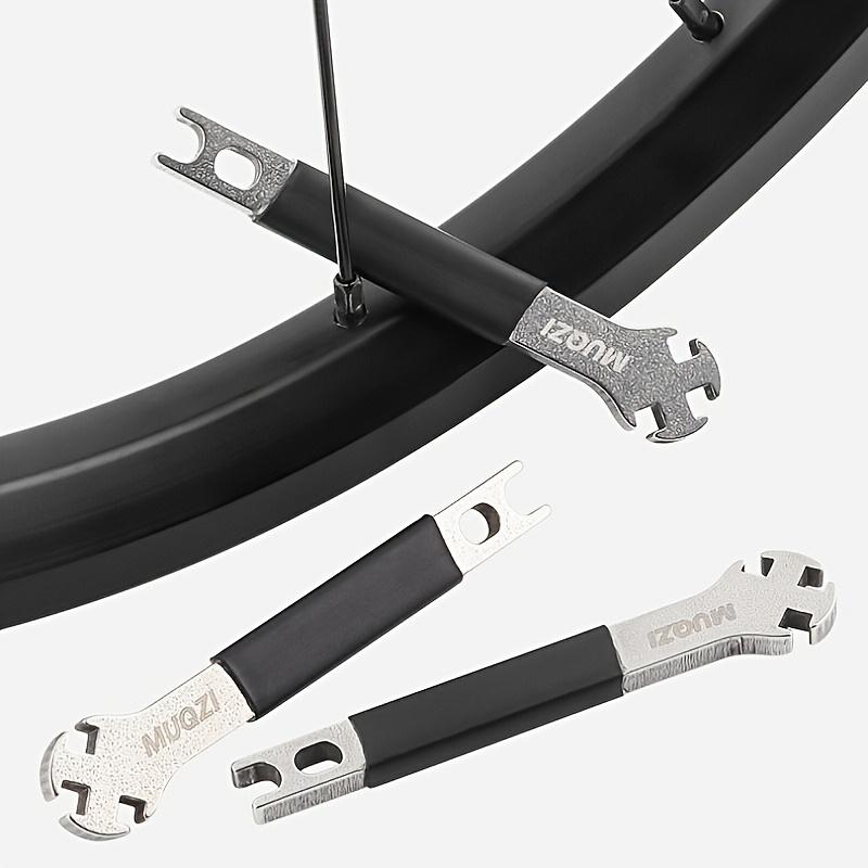 1 Pc Stainless Steel Bicycle Spoke Wrench, Multiple Colors, Adjustment Tool for Mountain Bike Wheel Spokes Correction and Replacement