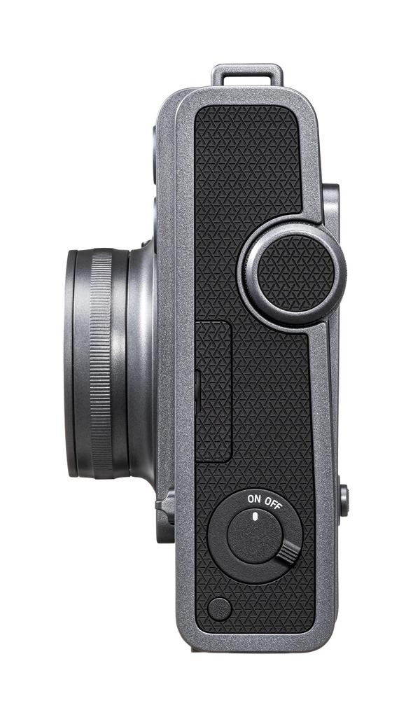 Fujifilm INSTAX Wide Evo instant film camera.
