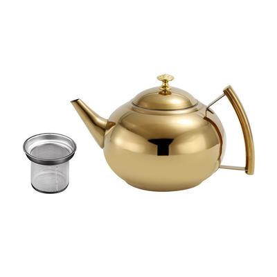 Premium Stainless Steel Tea Kettle 1.5 Liter High Temp Resistance Brewing Pot for Tea Lovers Decorative Teapots Kitchenware Gift