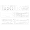 6Pcs/Set Fishing Bait Painting Template, Reusable Plastic Painting Stencils, Translucent PVC Washable Cutout Pattern Fishing Lure Art Supplies