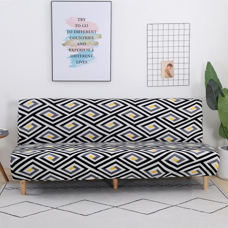 All-Inclusive Folding Sofa Bed Cover Stretch One-Piece Sofa Cover Without Armrest Can Be Used Directly