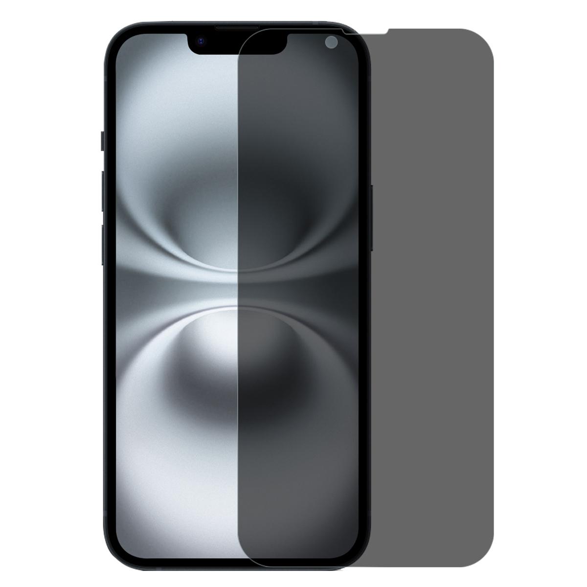 

NORTHJO A+ For iPhone 16e HD Screen Protector 2.5D Arc 28 Degree Anti-Spy 0.3mm Tempered Glass Film Type A