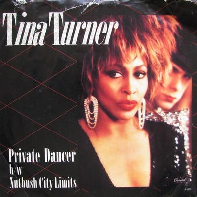 7inch Record TINA TURNER - Private Dancer / Nutbush City Limit B5433 Capitol Records 1984 Canada Soul/Funk Used