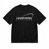 Men's T-shirt With Bold Urban Typography Graphic Unisex Black 100% Cotton Tee