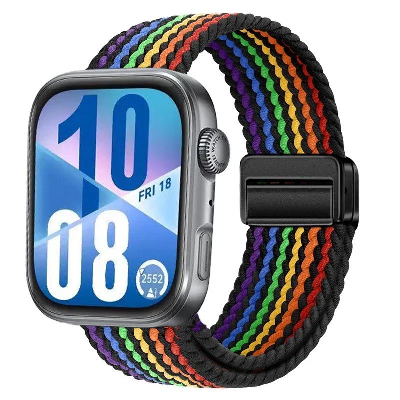 Magnetic Braided Strap for Huawei Watch Fit 4 Pro 3 Nylon Loop Correa Sports Bracelet for Huawei Fit3 Fit4 4Pro Band Accessories