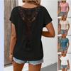 Spring and Summer New Lace Splicing Short-sleeved T-shirt Women's Clothing
