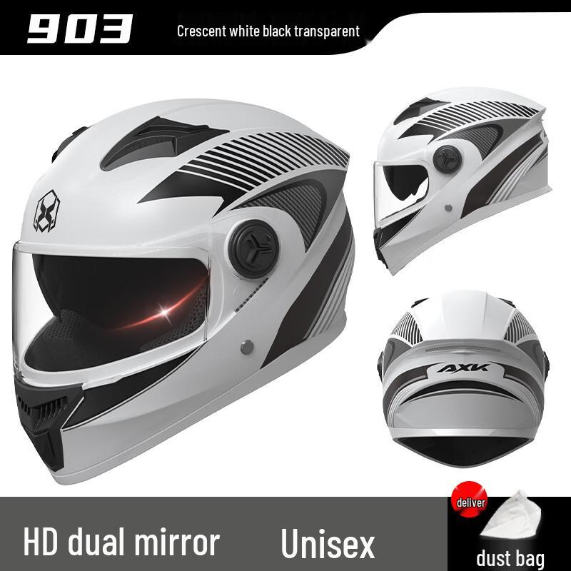 Miling Full-Face Electric Motorcycle Helmet