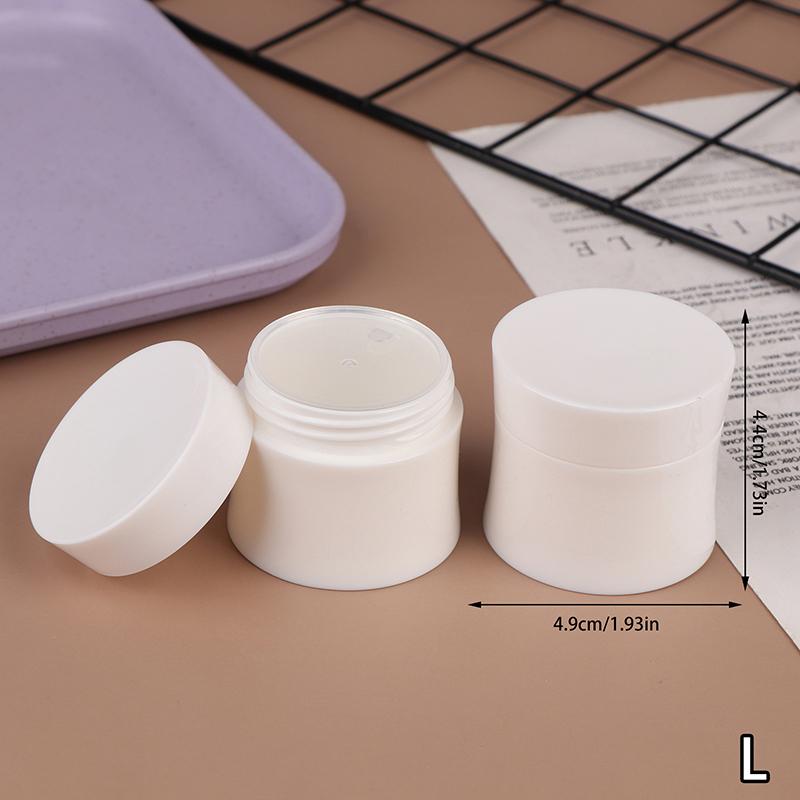 15/30G Empty Cosmetic Containers Refillable Bottles Travel Face Cream Lotion Plastic Makeup Jar Pot Trial Sample Cosmetics