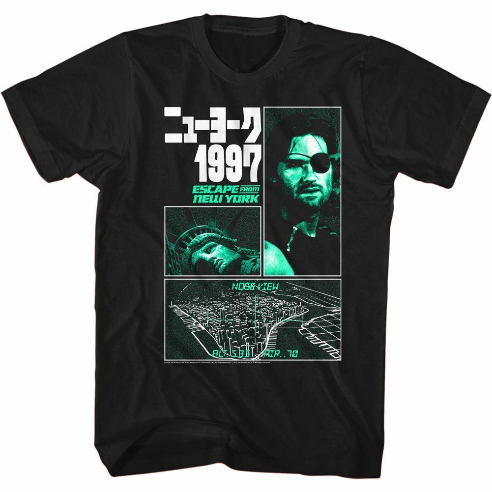Escape From New York New York 1997 Black Adult T-Shirt Mens Womens Tees Top M