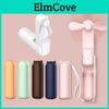 3in1 Folding Electric Fan Portable Mini Handheld Cooling Fan Lightweight Handheld Portable Bag Pendant Fan Student Small Fan