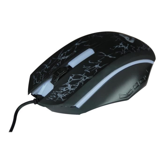 Souris optique - Media-Tech - COBRA PRO X-LIGHT MT1117 - Filaire - USB - 3 boutons