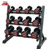 Gengtu Commercial Rubber Fixed Dumbbell Set
