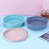 Round/Square Foldable Fryer Baking Tray Flexible Air Fryer Silicone Mat  Baking
