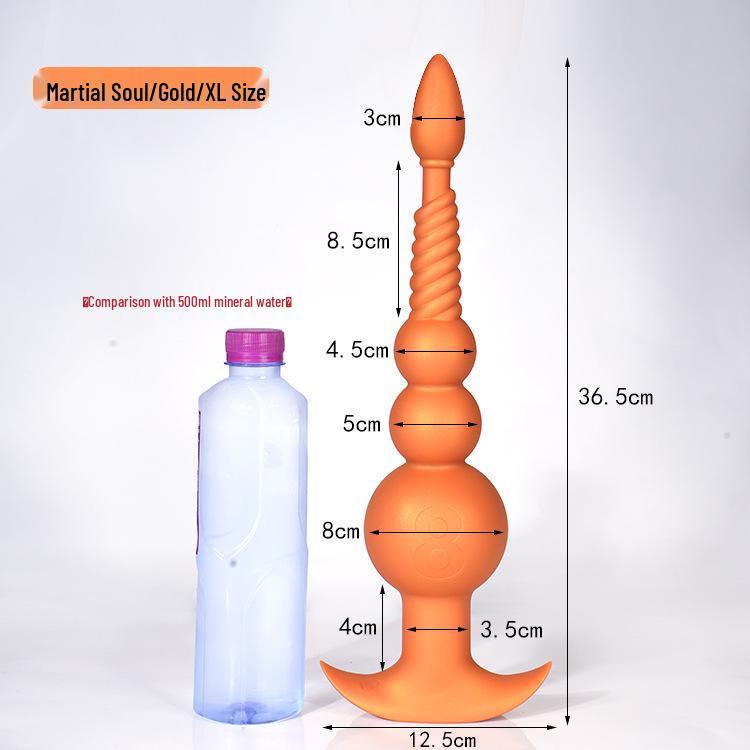 Martial Soul Unisex Tail Plug with Beads for Cosplay and Adult Role Play