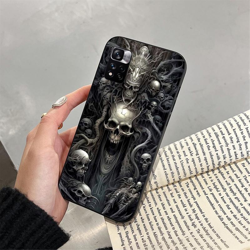 Skull Art Phone Case For Xiaomi Redmi note 13 12 Pro 11S 11 10 Pro 12S Redmi 13C 10 A1 A2 A3