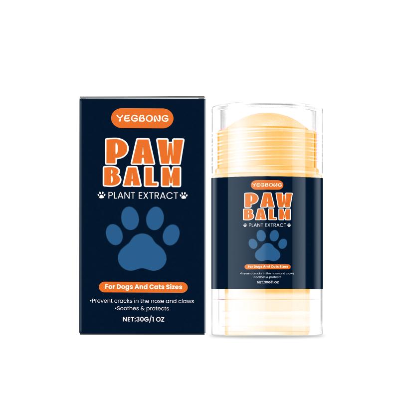 YEGBONG Pet Paw Moisturize Stick for Dogs Cats Balm Dry Cracked Paws Protection Hypoallergenic Licking Nourishing Care Winter