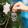 DIY Christmas Tree Drop Ornaments Horror Skeleton Car Ornaments Skull Pendant  Automotive Interio