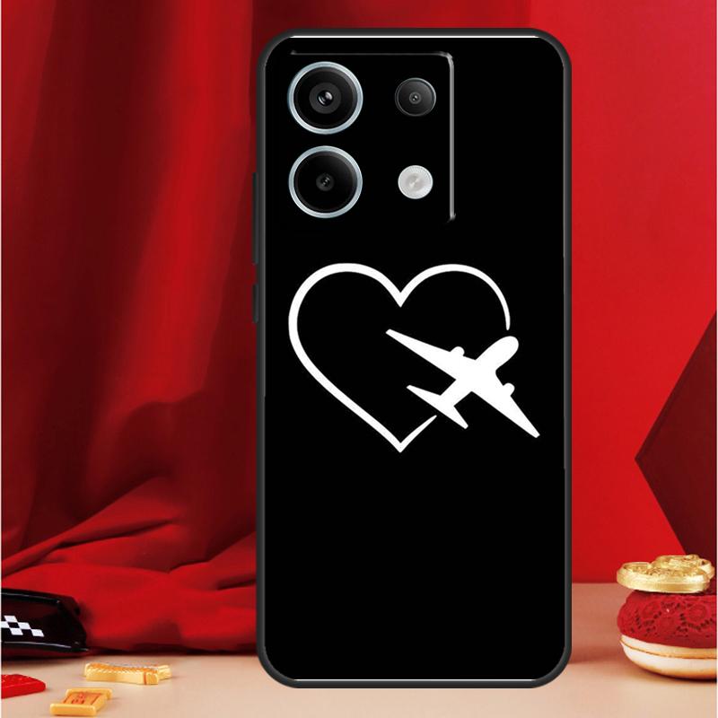 Coque de téléphone Pilote d'avion Pour Xiaomi Redmi Note 13 Pro 12 10 9 8 11 Pro 12S 11S 10S 9S 10A 9C 10C 12C 13C